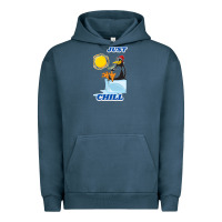 Pigment Midnight Navy Just Chill Urban Hoodie - artisFamous