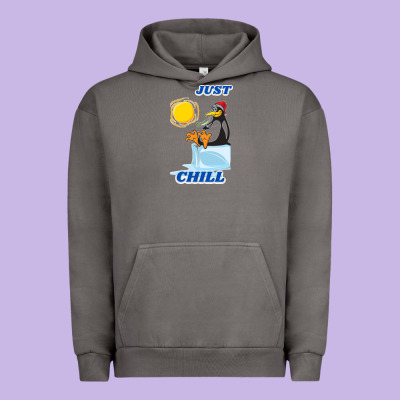 Just Chill Urban Hoodie Designed By Artisfamous
