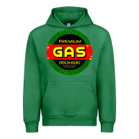 Emerald GARAGE CAR GASOLINE Urban Hoodie - artisFamous