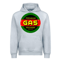 Heather Grey GARAGE CAR GASOLINE Urban Hoodie - artisFamous
