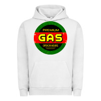 Pigment Lunar Rock GARAGE CAR GASOLINE Urban Hoodie - artisFamous