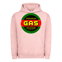 Pigment Salmon GARAGE CAR GASOLINE Urban Hoodie - artisFamous