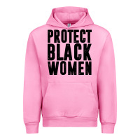 Fuchsia Pink PROTECT BLACK WOMEN QUOTES Urban Hoodie - artisFamous
