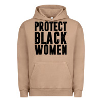 Pigment Burro PROTECT BLACK WOMEN QUOTES Urban Hoodie - artisFamous