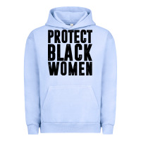Pigment Grape Ice PROTECT BLACK WOMEN QUOTES Urban Hoodie - artisFamous