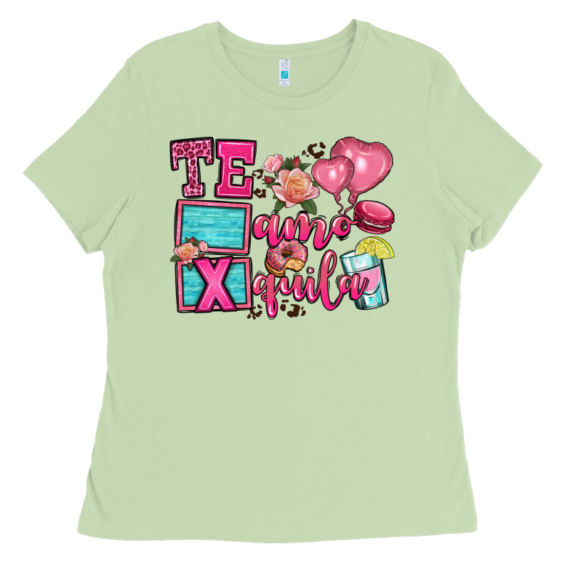Te Amo Te Quila Ladies Tee by OliviaCreatesArt | Teevron