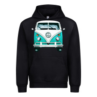 Black hippie surf van Urban Hoodie - artisFamous