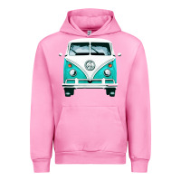 Fuchsia Pink hippie surf van Urban Hoodie - artisFamous