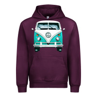 Mauve Wine hippie surf van Urban Hoodie - artisFamous