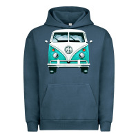 Pigment Midnight Navy hippie surf van Urban Hoodie - artisFamous