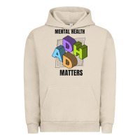 Pigment French Oak adhd mental health matters Urban Hoodie - artisFamous