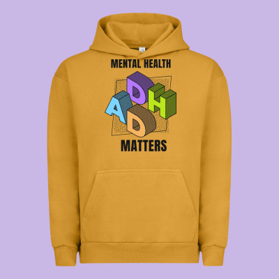 Adhd Mental Health Matters Urban Hoodie Designed By Artisfamous