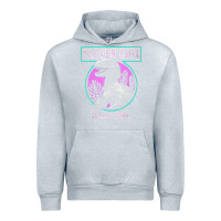 Heather Grey distressed teal raptor clever girl t shirt Urban Hoodie - artisFamous