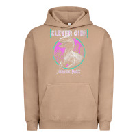 Pigment Burro distressed teal raptor clever girl t shirt Urban Hoodie - artisFamous