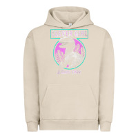 Pigment French Oak distressed teal raptor clever girl t shirt Urban Hoodie - artisFamous