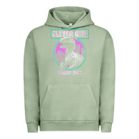 Pigment Oil Green distressed teal raptor clever girl t shirt Urban Hoodie - artisFamous
