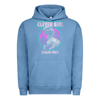 Pigment Pebble Blue distressed teal raptor clever girl t shirt Urban Hoodie - artisFamous
