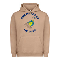 Pigment Burro ask me about my duck Urban Hoodie - artisFamous