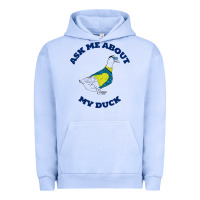Pigment Grape Ice ask me about my duck Urban Hoodie - artisFamous