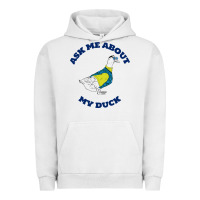 Pigment Lunar Rock ask me about my duck Urban Hoodie - artisFamous