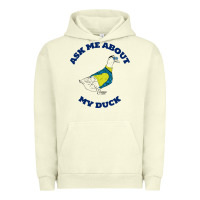 Pigment Pistachio ask me about my duck Urban Hoodie - artisFamous