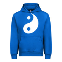 Cobalt yin yang Urban Hoodie - artisFamous