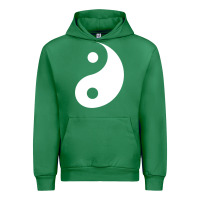 Emerald yin yang Urban Hoodie - artisFamous