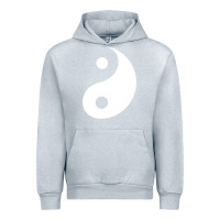 Heather Grey yin yang Urban Hoodie - artisFamous