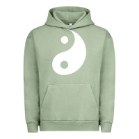Pigment Oil Green yin yang Urban Hoodie - artisFamous