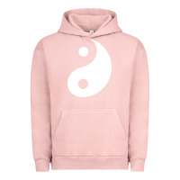 Pigment Salmon yin yang Urban Hoodie - artisFamous