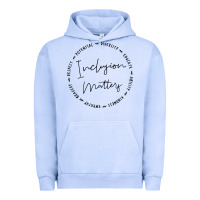 Pigment Grape Ice inclusion matters with empathy bravery respect Urban Hoodie - artisFamous
