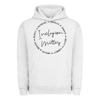Pigment Lunar Rock inclusion matters with empathy bravery respect Urban Hoodie - artisFamous
