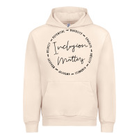 Sandshell inclusion matters with empathy bravery respect Urban Hoodie - artisFamous