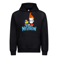 Black jimmy neutron goddard title vintage poster Urban Hoodie - artisFamous