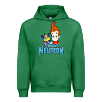 Emerald jimmy neutron goddard title vintage poster Urban Hoodie - artisFamous