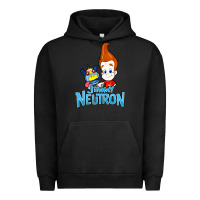 Pigment Black jimmy neutron goddard title vintage poster Urban Hoodie - artisFamous