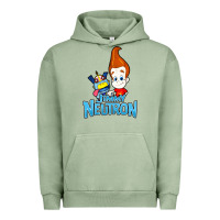 Pigment Oil Green jimmy neutron goddard title vintage poster Urban Hoodie - artisFamous