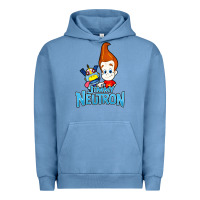 Pigment Pebble Blue jimmy neutron goddard title vintage poster Urban Hoodie - artisFamous