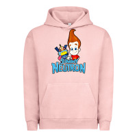 Pigment Salmon jimmy neutron goddard title vintage poster Urban Hoodie - artisFamous
