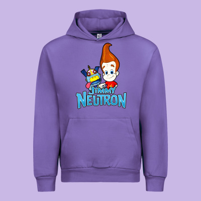Jimmy Neutron Goddard Title Vintage Poster Urban Hoodie Designed By Artisfamous