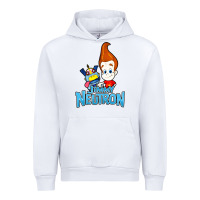 White jimmy neutron goddard title vintage poster Urban Hoodie - artisFamous