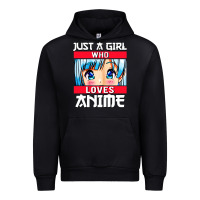 Just A Girl Who Loves Anime Japanese Cute Urban Hoodie | Teevron