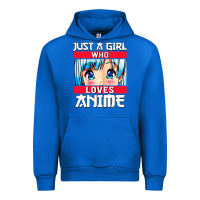 Cobalt just a girl who loves anime japanese cute Urban Hoodie - artisFamous
