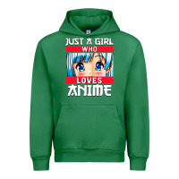 Emerald just a girl who loves anime japanese cute Urban Hoodie - artisFamous