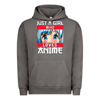 Pigment Tornado just a girl who loves anime japanese cute Urban Hoodie - artisFamous