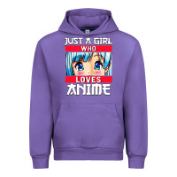 Tulip just a girl who loves anime japanese cute Urban Hoodie - artisFamous