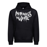 Black motionless in white Urban Hoodie - artisFamous