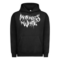 Pigment Black motionless in white Urban Hoodie - artisFamous