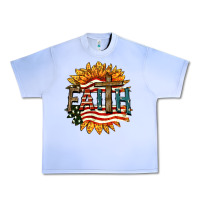 Grape Ice Faith USA Urban Heavy Tee - FaDigitalArtStudio