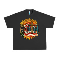 Pigment Black Faith USA Urban Heavy Tee - FaDigitalArtStudio